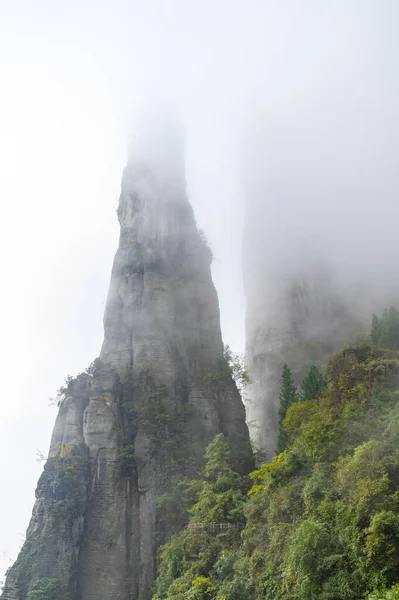 Herfst Landschap Van Jianshiye Drie Gorges Scenic Area Enshi Hubei — Stockfoto