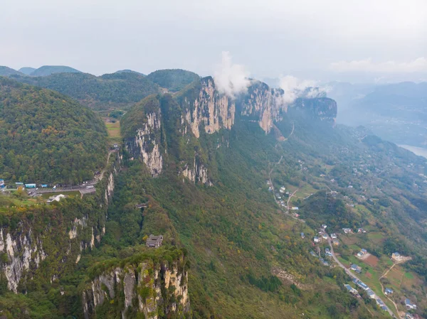 Autumn Scenery Jianshiye Three Gorges Scenic Area Enshi Hubei China — Stock Photo, Image