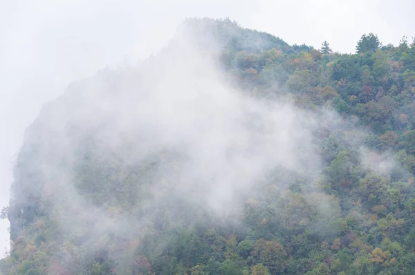 Cenário Outono Jianshiye Três Gargantas Área Cênica Enshi Hubei China — Fotografia de Stock