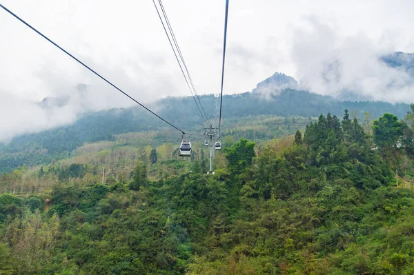 Paisaje Otoñal Zona Escénica Del Gran Cañón Enshi Hubei China — Foto de Stock