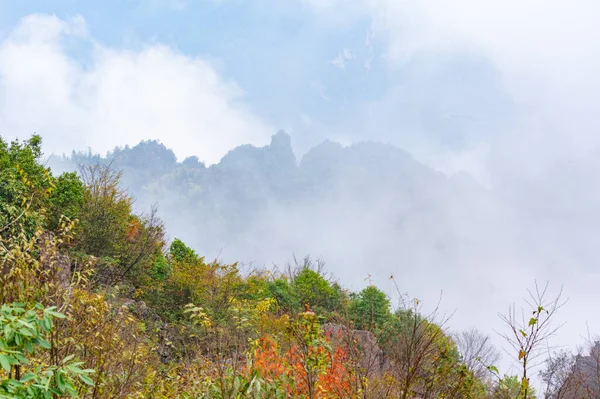 Φθινόπωρο Τοπίο Του Enshi Grand Canyon Scenic Area Hubei Κίνα — Φωτογραφία Αρχείου