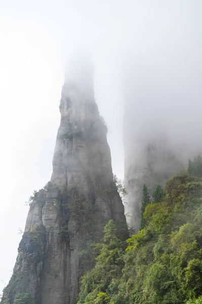 Paisaje Otoñal Zona Escénica Del Gran Cañón Enshi Hubei China —  Fotos de Stock