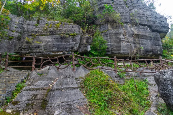 Enshi Suobuya Stone Forest Scenic Area Hubei China — 스톡 사진