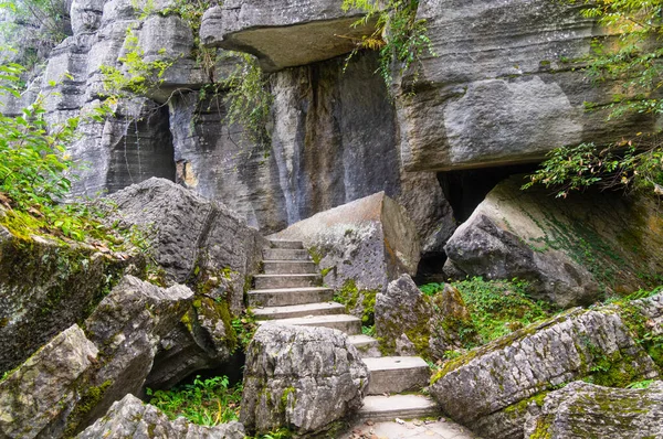 Enshi Suobuya Stone Forest Scenic Area Hubei China — 스톡 사진