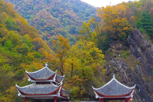 湖北省神农架木玉向西元的秋景 — 图库照片
