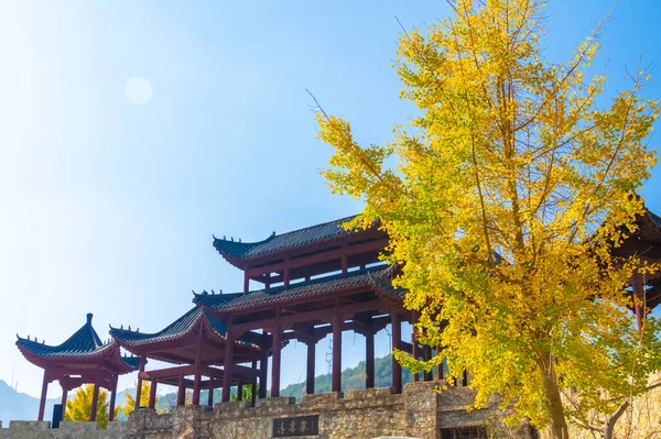 Late Autumn Scenery Qingliangzhai Scenic Area Wuhan Hubei — Stock Photo, Image
