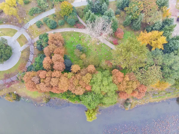 Paesaggio Inizio Inverno Della Città Wuhan Hubei Cina — Foto Stock