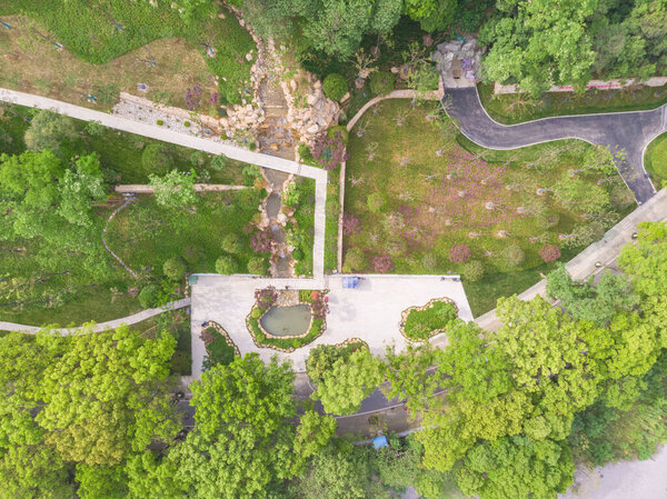 Early summer scenery of Guishan Park in Hanyang, Wuhan, Hubei, China