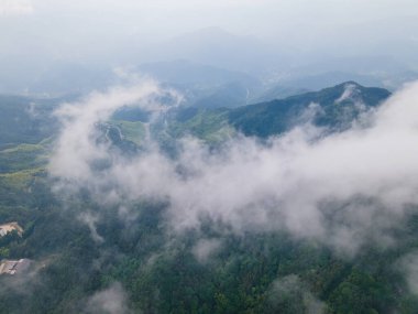 Early summer scenery of Dabie Mountain Bodao Peak Scenic Area in Luotian, Huanggang, Hubei, China