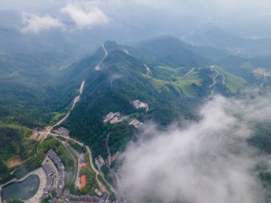 Early summer scenery of Dabie Mountain Bodao Peak Scenic Area in Luotian, Huanggang, Hubei, China