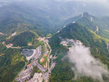 Early summer scenery of Dabie Mountain Bodao Peak Scenic Area in Luotian, Huanggang, Hubei, China