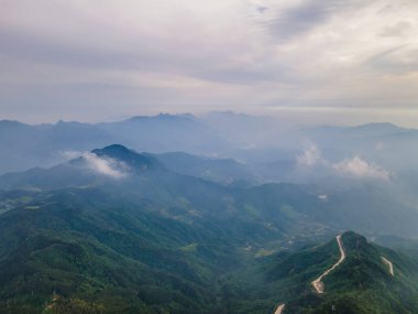 Early summer scenery of Dabie Mountain Bodao Peak Scenic Area in Luotian, Huanggang, Hubei, China