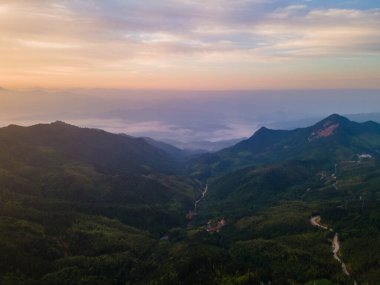 Early summer scenery of Dabie Mountain Bodao Peak Scenic Area in Luotian, Huanggang, Hubei, China