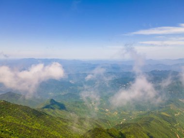 Early summer scenery of Dabie Mountain Bodao Peak Scenic Area in Luotian, Huanggang, Hubei, China