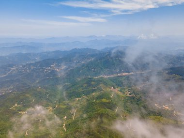 Early summer scenery of Dabie Mountain Bodao Peak Scenic Area in Luotian, Huanggang, Hubei, China
