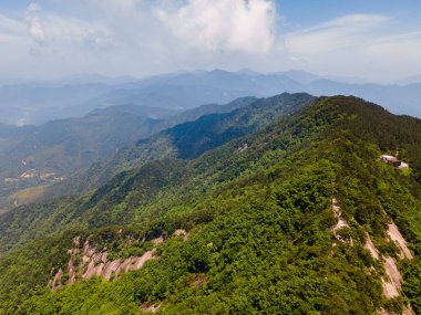 Early summer scenery of Dabie Mountain Bodao Peak Scenic Area in Luotian, Huanggang, Hubei, China