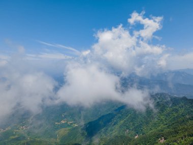Early summer scenery of Dabie Mountain Bodao Peak Scenic Area in Luotian, Huanggang, Hubei, China