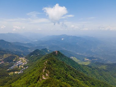 Early summer scenery of Dabie Mountain Bodao Peak Scenic Area in Luotian, Huanggang, Hubei, China