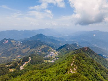 Early summer scenery of Dabie Mountain Bodao Peak Scenic Area in Luotian, Huanggang, Hubei, China