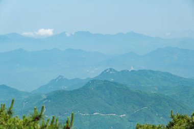 Early summer scenery of Dabie Mountain Bodao Peak Scenic Area in Luotian, Huanggang, Hubei, China