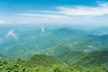Early summer scenery of Dabie Mountain Bodao Peak Scenic Area in Luotian, Huanggang, Hubei, China