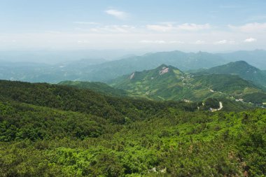 Early summer scenery of Dabie Mountain Bodao Peak Scenic Area in Luotian, Huanggang, Hubei, China