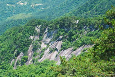 Early summer scenery of Dabie Mountain Bodao Peak Scenic Area in Luotian, Huanggang, Hubei, China