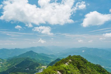 Early summer scenery of Dabie Mountain Bodao Peak Scenic Area in Luotian, Huanggang, Hubei, China