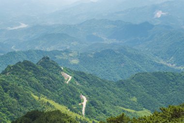 Early summer scenery of Dabie Mountain Bodao Peak Scenic Area in Luotian, Huanggang, Hubei, China