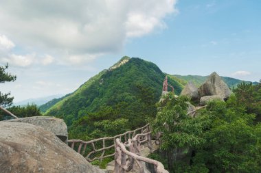 Early summer scenery of Dabie Mountain Bodao Peak Scenic Area in Luotian, Huanggang, Hubei, China