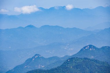 Early summer scenery of Dabie Mountain Bodao Peak Scenic Area in Luotian, Huanggang, Hubei, China