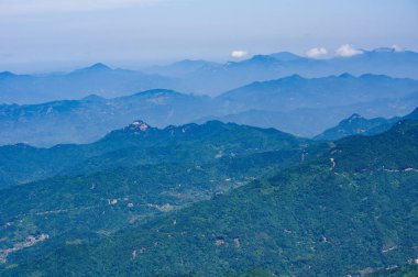 Early summer scenery of Dabie Mountain Bodao Peak Scenic Area in Luotian, Huanggang, Hubei, China
