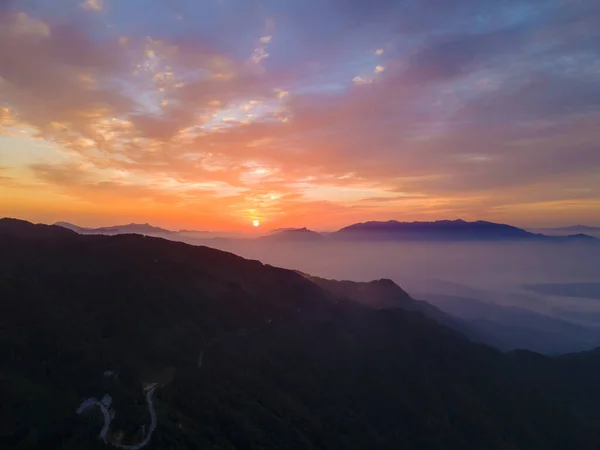 Early Summer Scenery Dabie Mountain Bodao Peak Scenic Area Luotian — Stok Foto