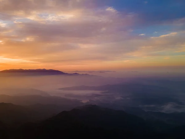 Early Summer Scenery Dabie Mountain Bodao Peak Scenic Area Luotian — Stok Foto