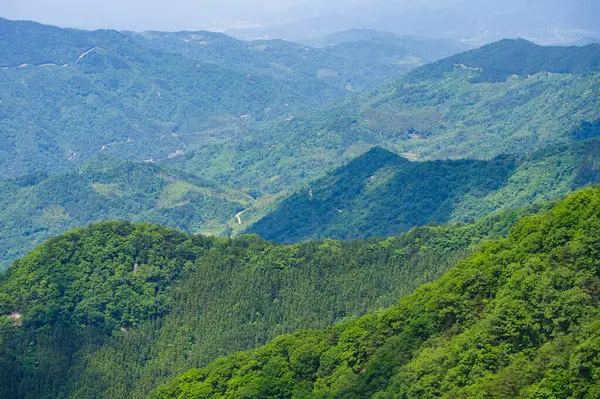 Early summer scenery of Dabie Mountain Bodao Peak Scenic Area in Luotian, Huanggang, Hubei, China
