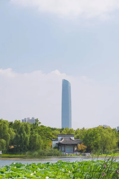 Hubei Wuhan Garden Expo Park Paisaje Verano China — Foto de Stock