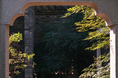 Hubei Wuhan Bahçe Fuar Parkı Yaz manzarası, Çin