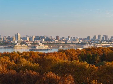 Wuhan, Hubei, Çin sonbahar manzarası