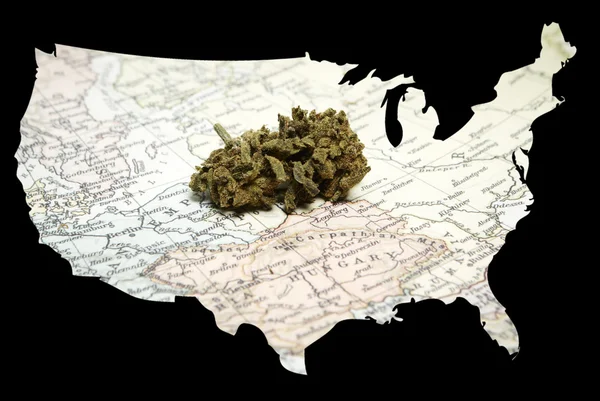 Marijuana legale negli Stati Uniti d'America — Foto Stock