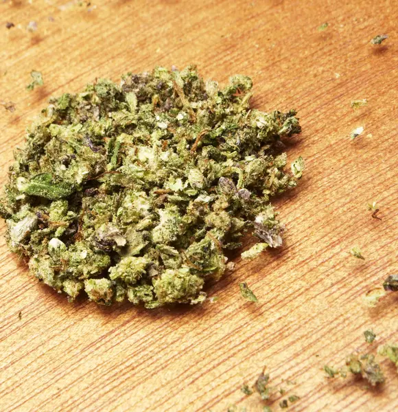 Marihuana Pot plevel — Stock fotografie