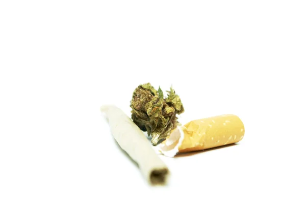 Maconha e Cannabis Buds, maconha e maconha — Fotografia de Stock