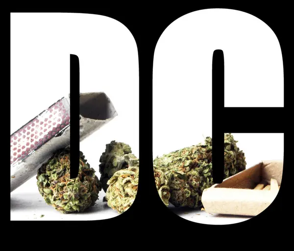 Marihuana, Washington Dc — Stockfoto