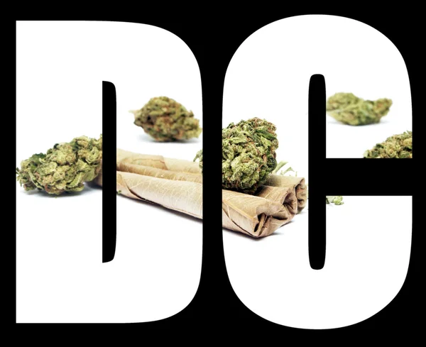 Marihuana, Washington Dc — Stockfoto