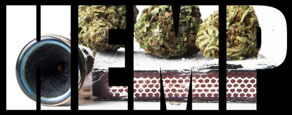 Hampa, Marijuana — Stockfoto