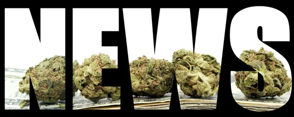 Marihuana nieuws — Stockfoto