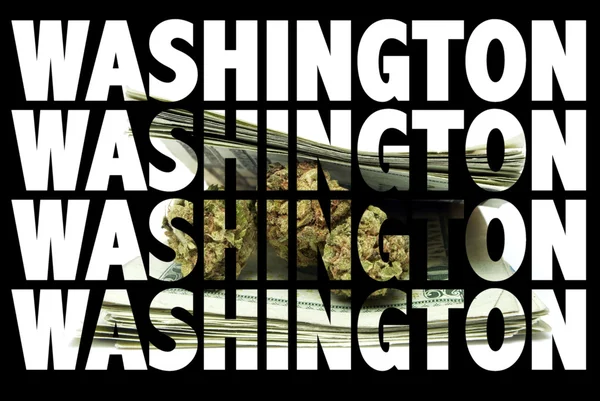 Washington di marijuana — Foto Stock