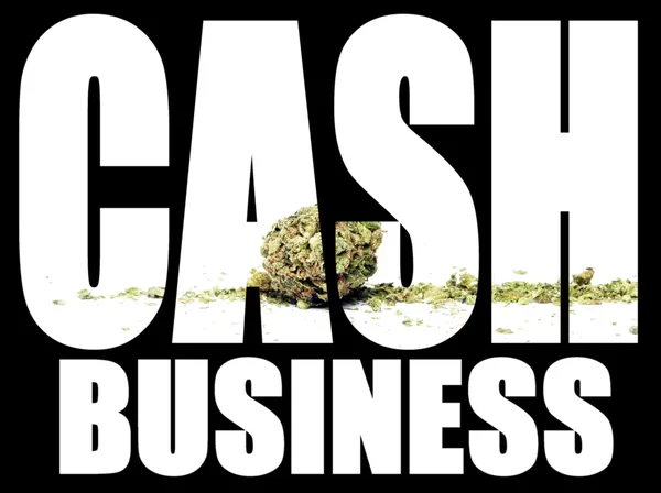 Cash Business, Марихуана — стоковое фото