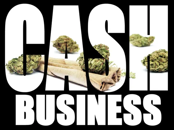 Cash Business, Марихуана — стоковое фото