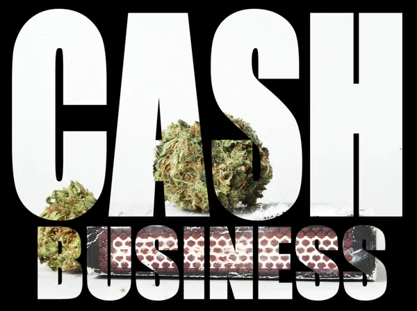 Negocios en efectivo, Marihuana —  Fotos de Stock