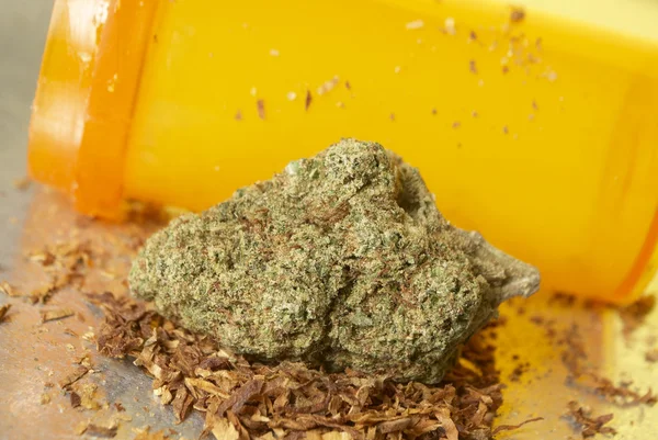 Medicinale marihuana en cannabis — Stockfoto